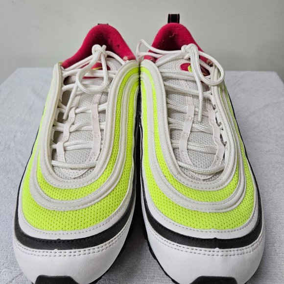 Nike Air Max 97  size 12 White Black Volt Rush C19871-100 - Picture 3 of 5
